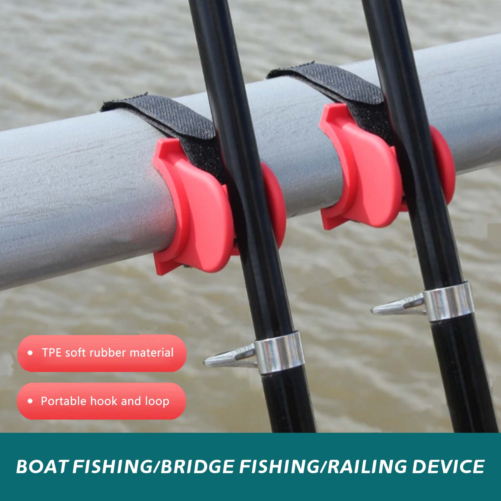 Fishing Kayak Sit On Top - U-vormige hengelhouder voor boten met stevige