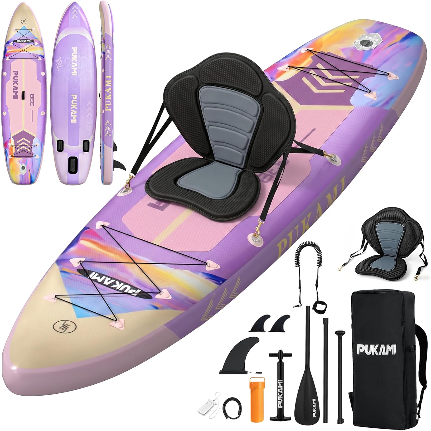 Fishing Kayak Seat - Extra brede opblaasbare Stand Up Paddle