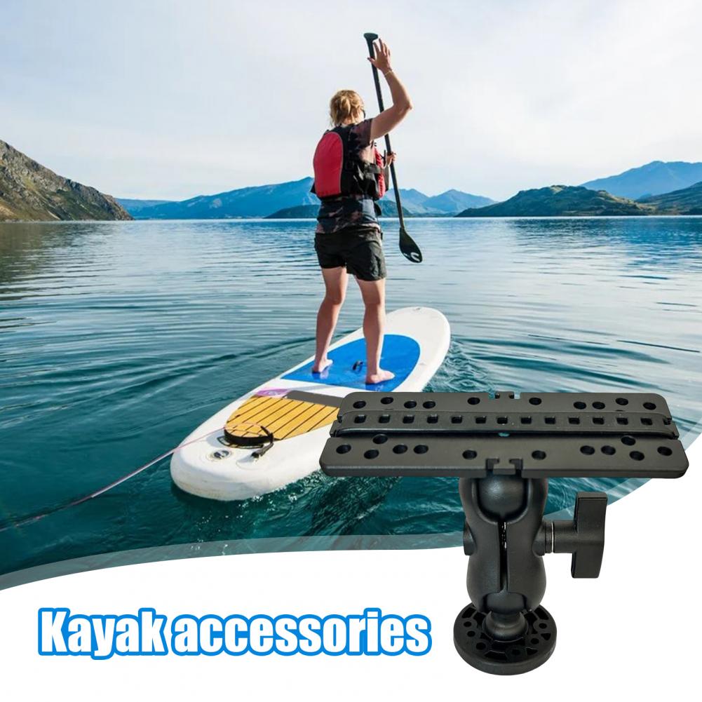 Fishing Kayak Fish Finder Mount - Verstelbare Fishfinder-beugel Kayak Fishfinder-montagebasis met 360°