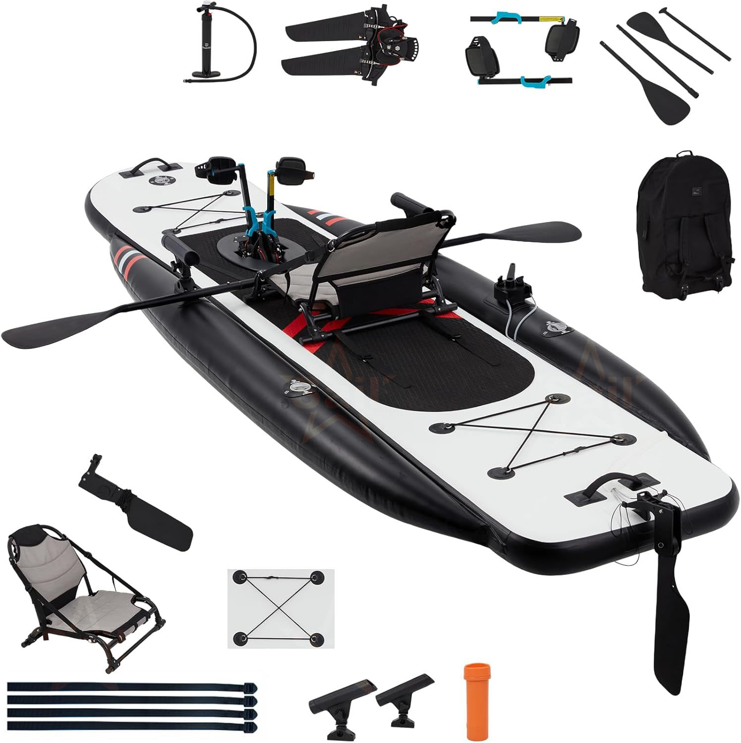 Hoge kwaliteit opblaasbare ped - Fishing Kayak Pedal Drive recensie en prijs