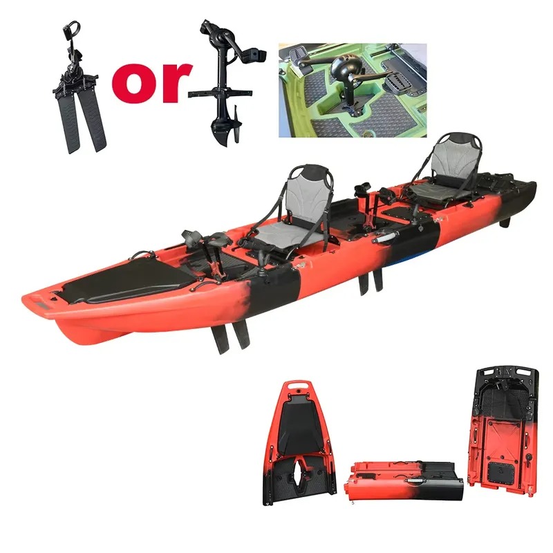 Hete Aanbieding 14FT 2-Persoon - Fishing Kayak Pedal Drive recensie en prijs