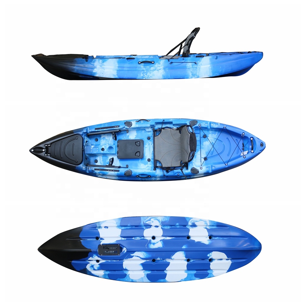 10ft één persoon zitten boveno - Fishing Kayak Sit On Top recensie en prijs