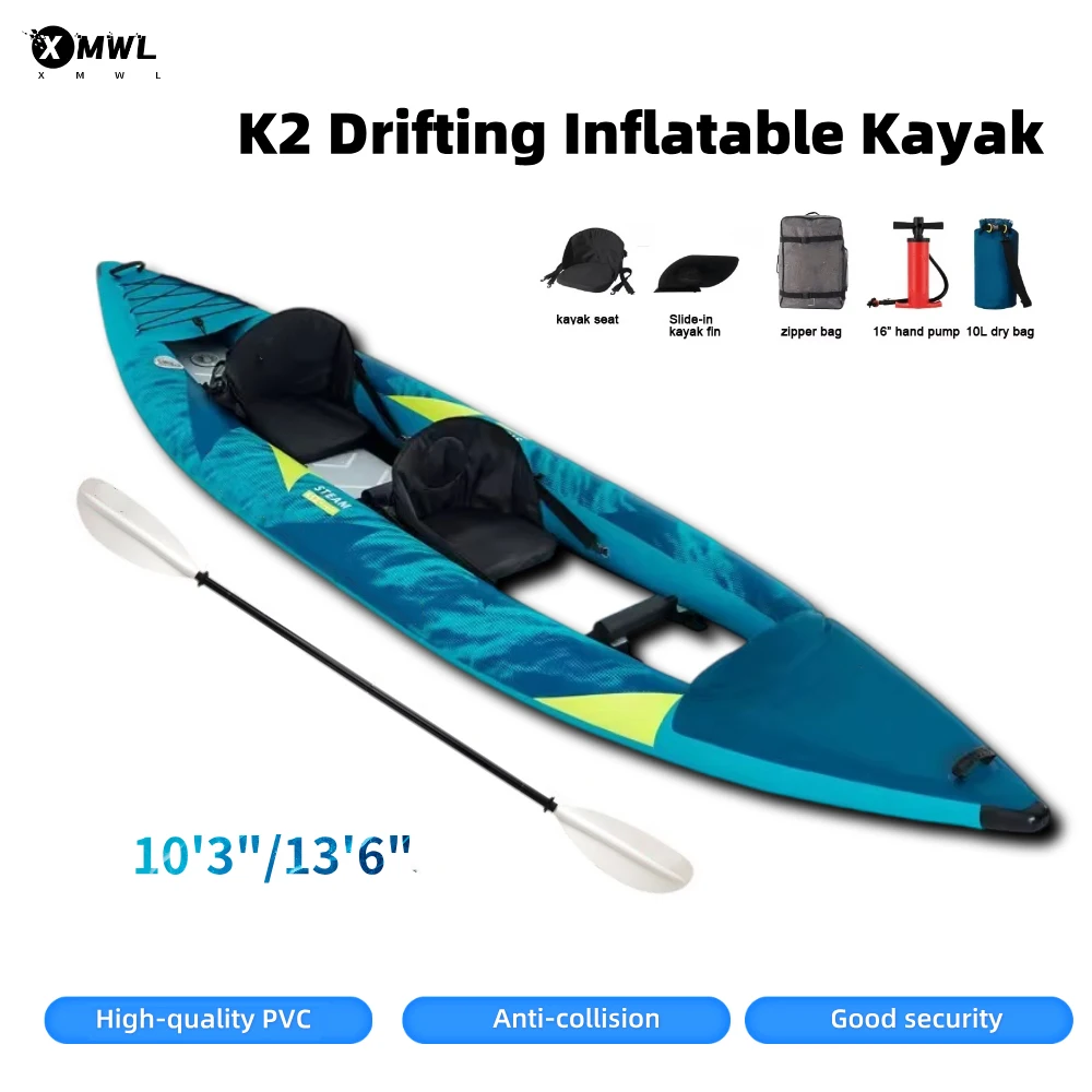 Opblaasbare kano-kayakboot voo - Fishing Kayak Seat recensie en prijs