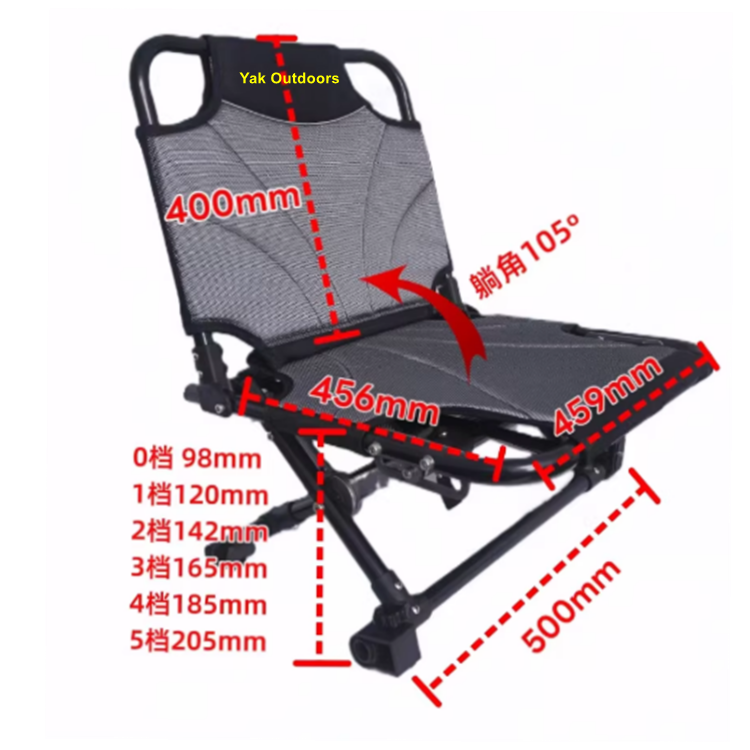 Yak Outdoors 2026 Aluminium Ka - Fishing Kayak Seat recensie en prijs