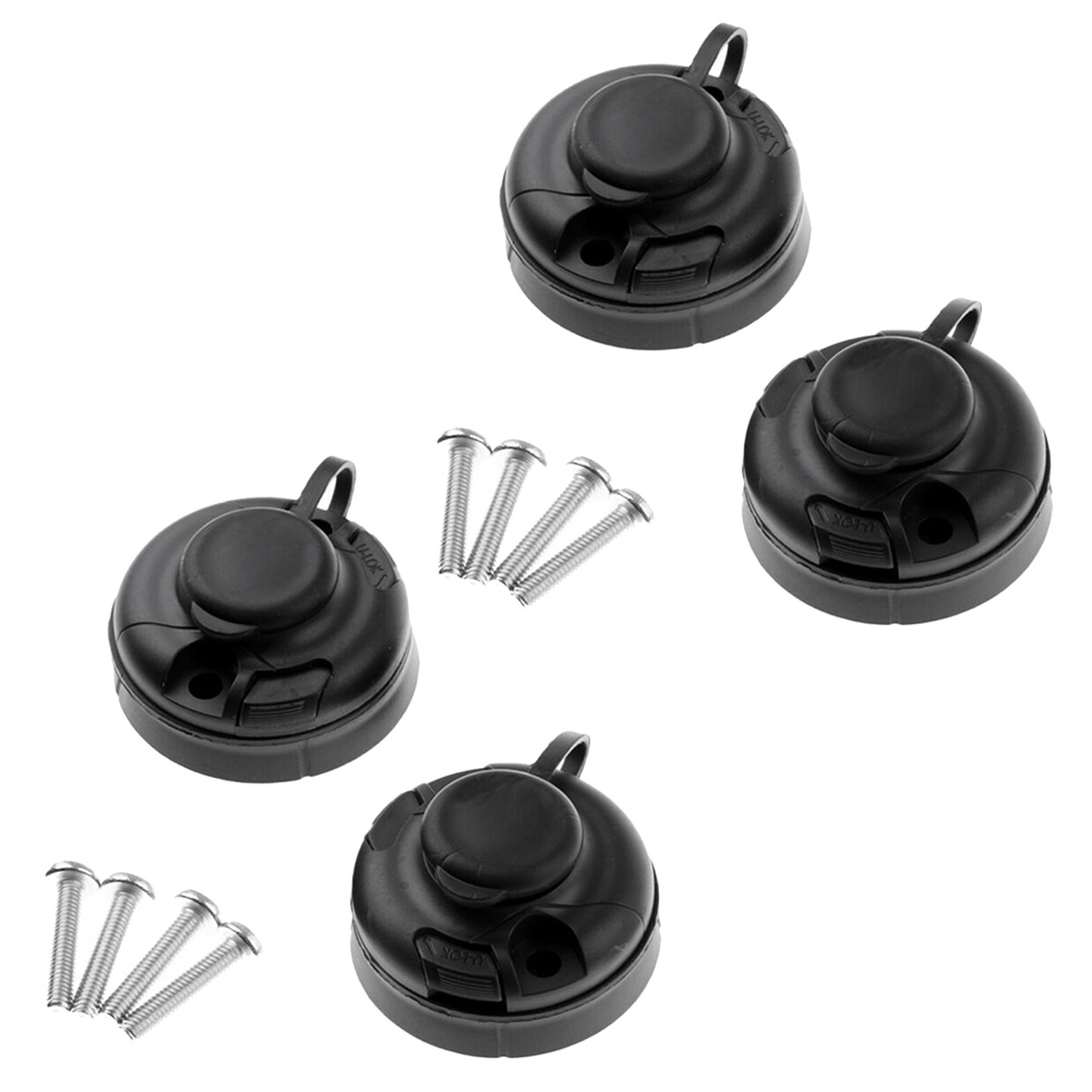 4 Stuks Zwart ABS Hengelhouder - Fishing Kayak Rod Holder recensie en prijs