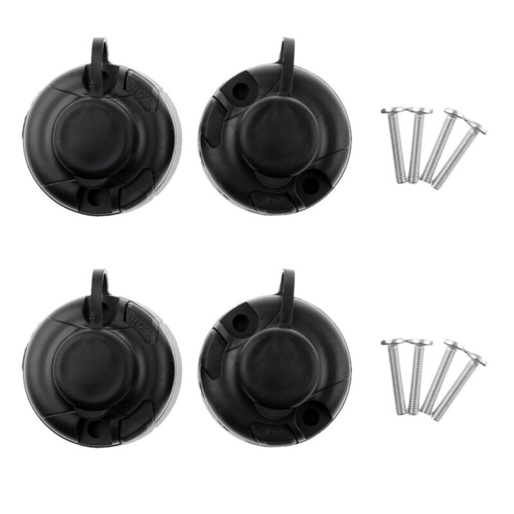 4 Stuks Zwart ABS Hengelhouder - Fishing Kayak Rod Holder recensie en prijs