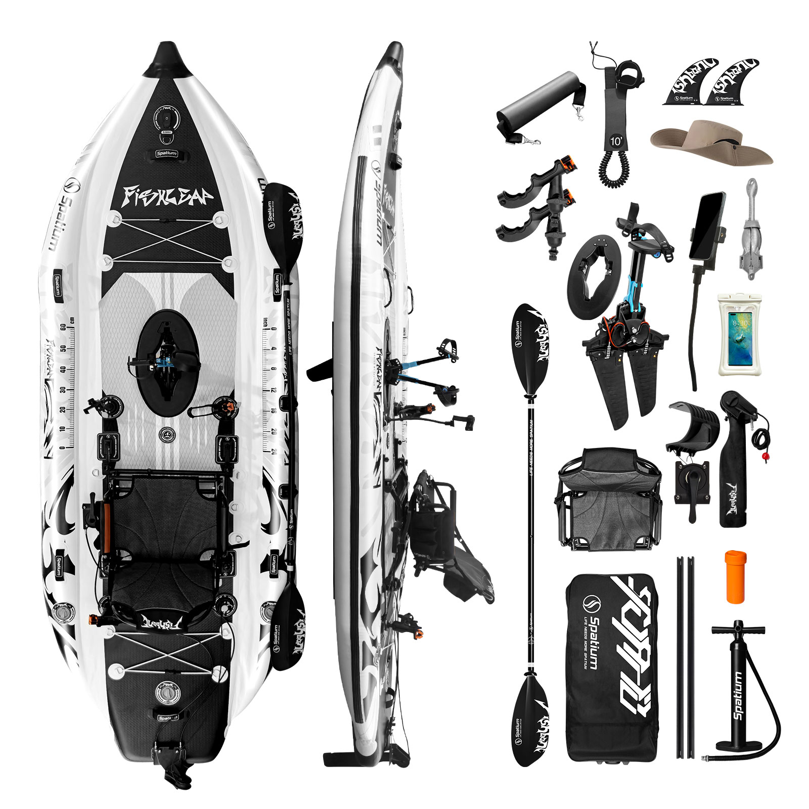 Spatium 11.5ft Flipper Pedal D - Fishing Kayak Pedal Drive recensie en prijs