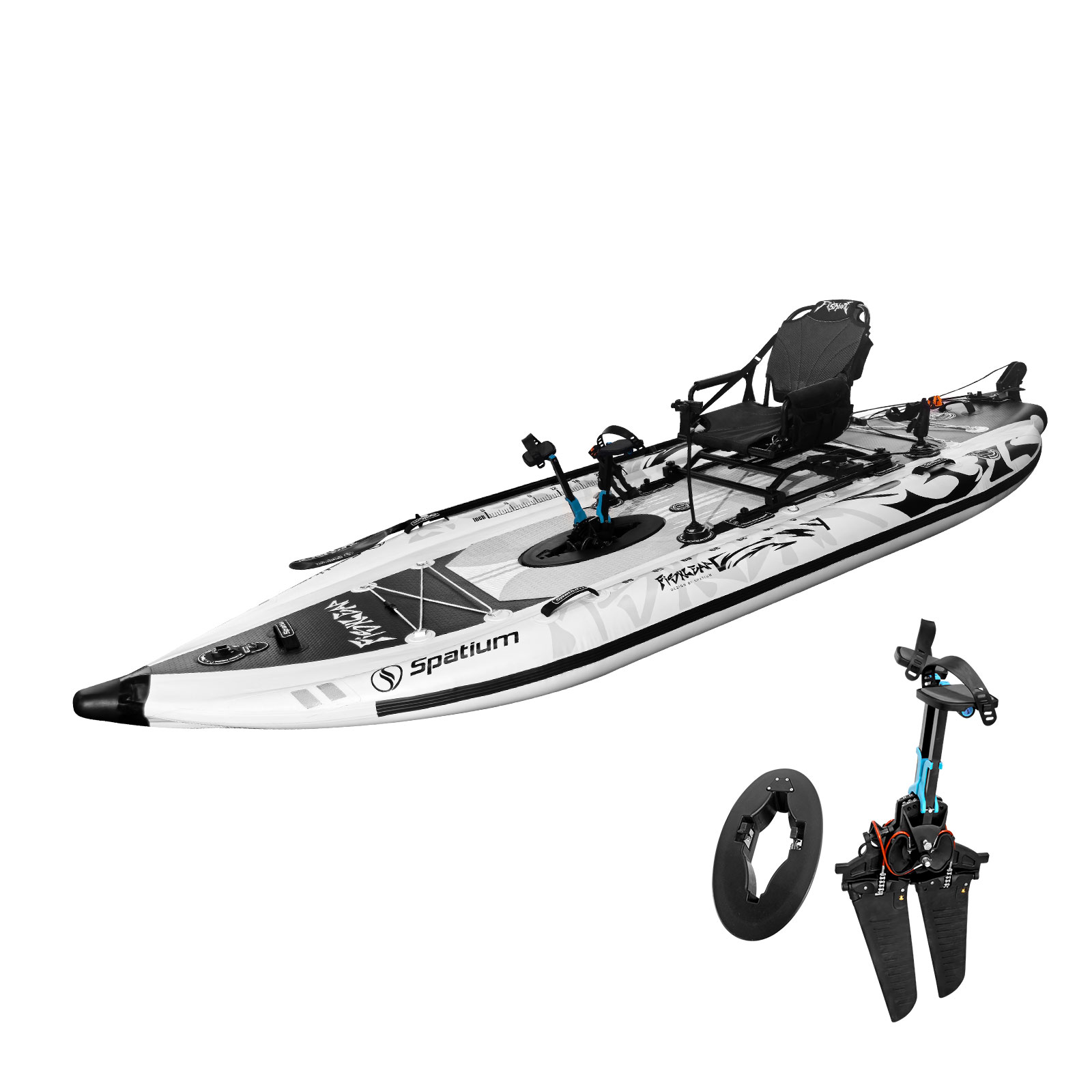 Spatium 11.5ft Flipper Pedal D - Fishing Kayak Pedal Drive recensie en prijs